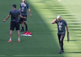 Pellicer, en una sesión de entrenamiento esta semana.