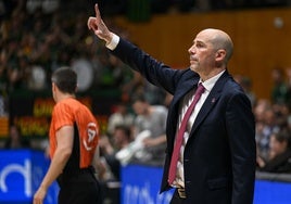 Joan Peñarroya, durante su etapa en el Baskonia.
