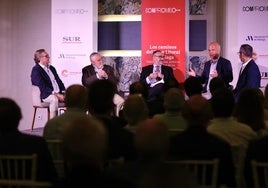 García Vidal, Miró, Lillo, Uphoff y Jardí durante la primera mesa técnica del Foro.