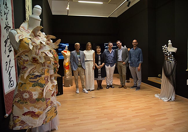 De izquierda a derecha; Juan Otto Pérez, Olga Grymierski, Yoshida Suisai, Jesús Segado, Daniel Díaz y Antonio Javier López.