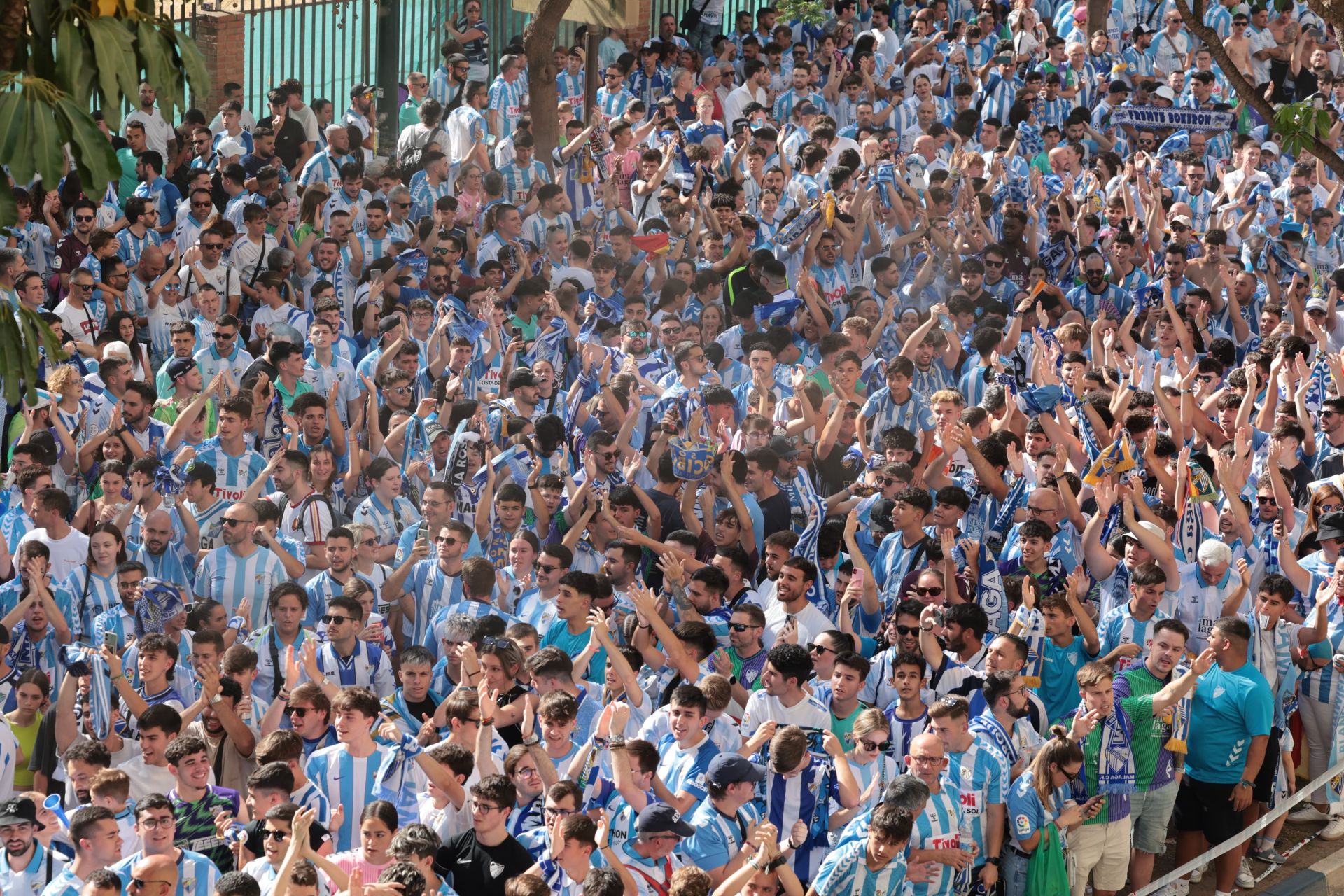 Las mejores imágenes del Málaga-Gimnástic en La Rosaleda