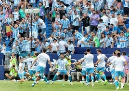 Las mejores imágenes del Málaga-Gimnástic en La Rosaleda