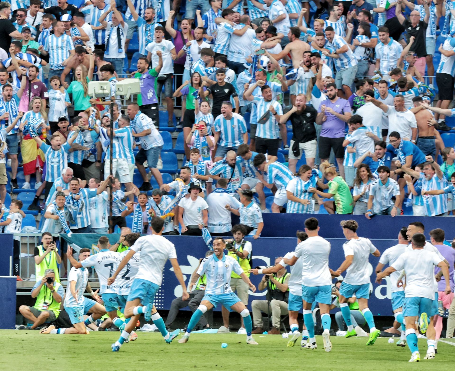 Las mejores imágenes del Málaga-Gimnástic en La Rosaleda