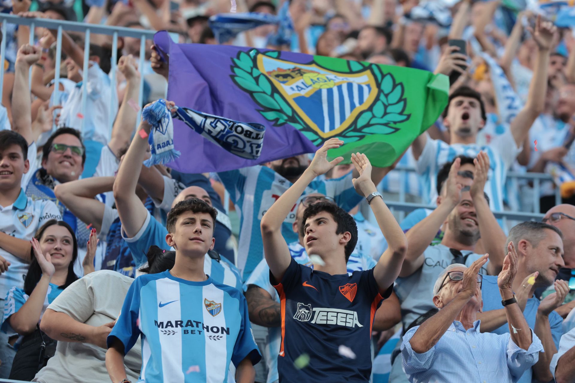 Las mejores imágenes del Málaga-Gimnástic en La Rosaleda