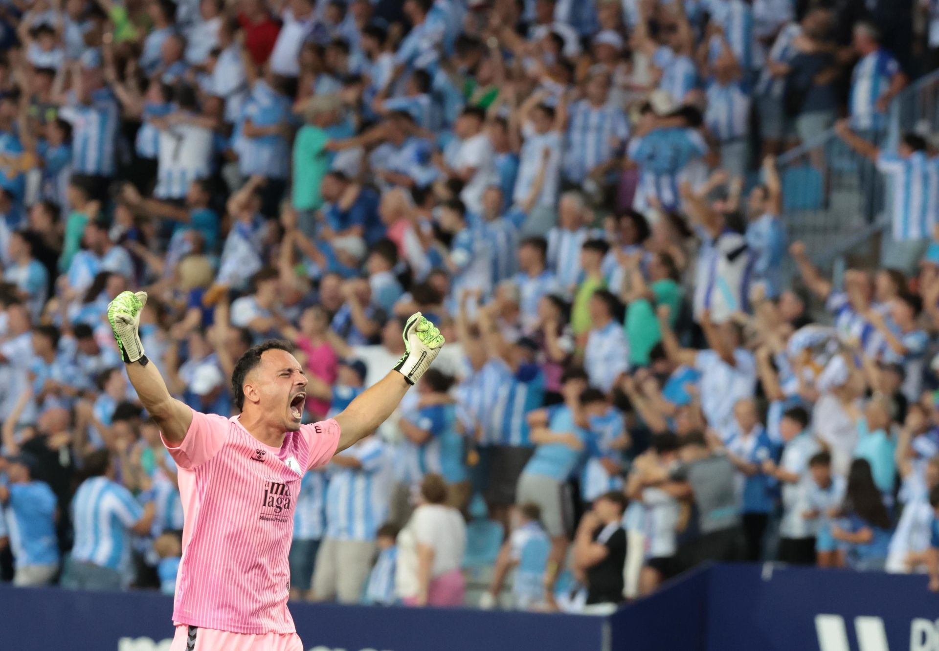 Las mejores imágenes del Málaga-Gimnástic en La Rosaleda