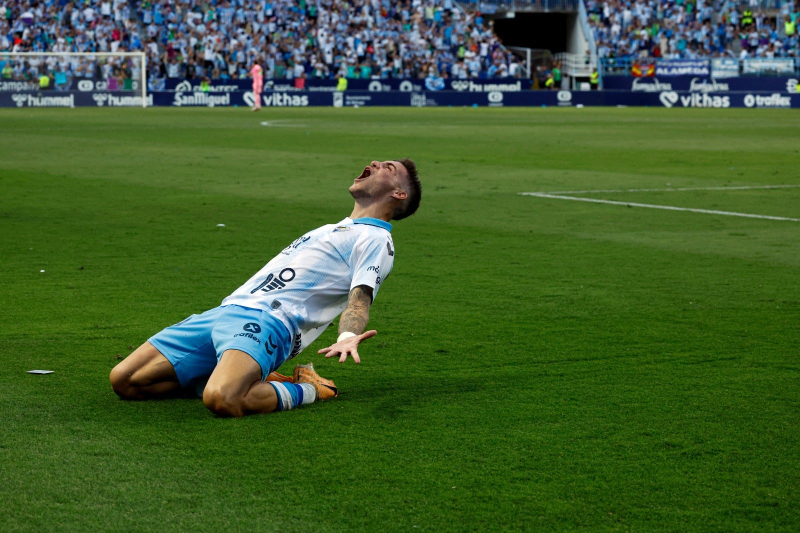 Las mejores imágenes del Málaga-Gimnástic en La Rosaleda