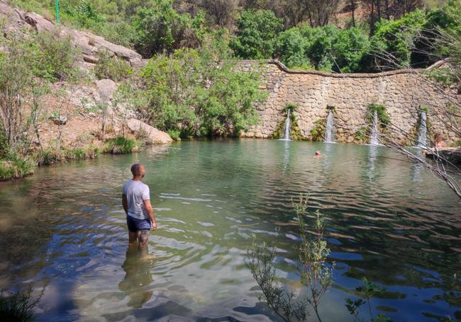 Presa del Dique, en el río Turón.