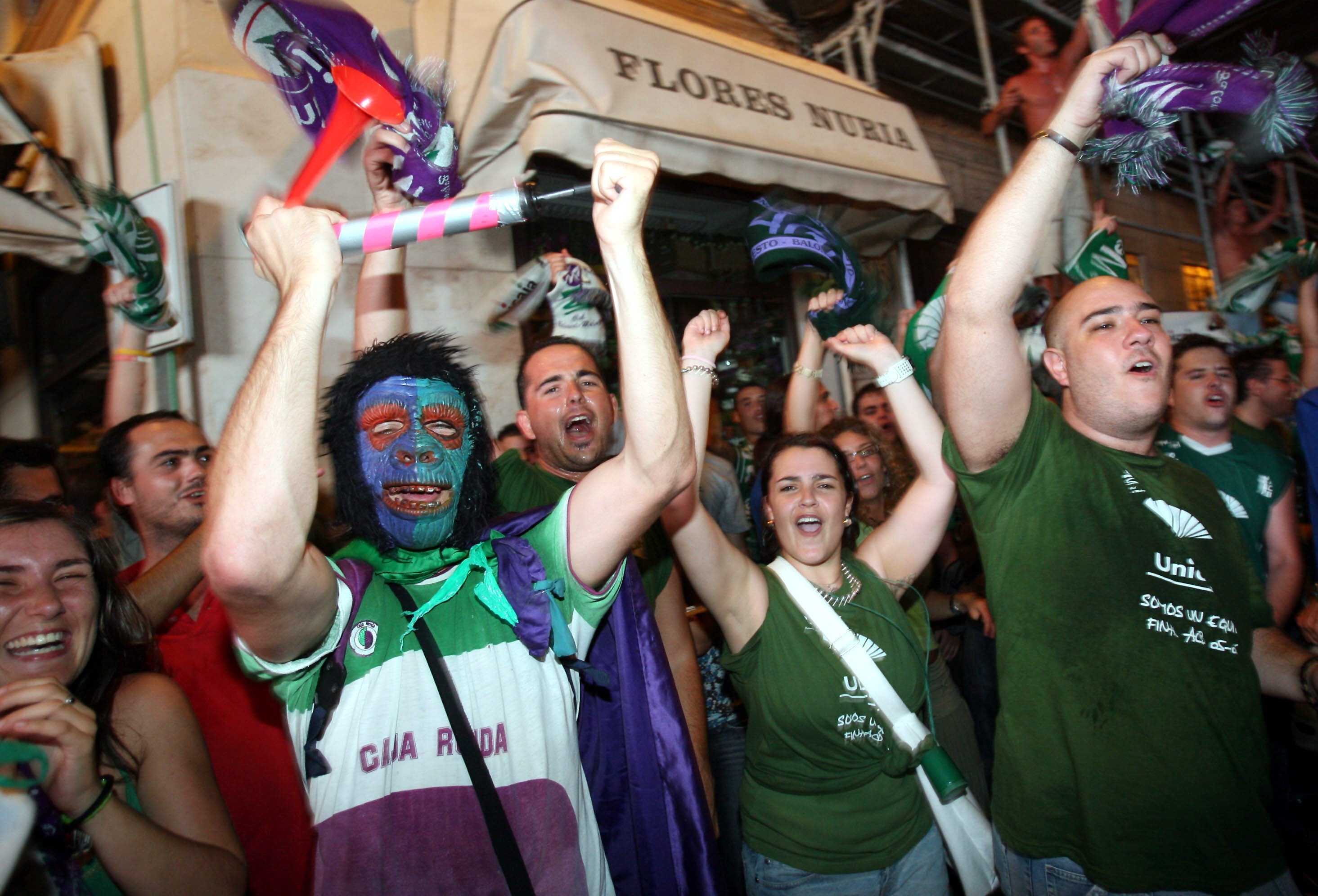 La celebración del título de Liga del Unicaja