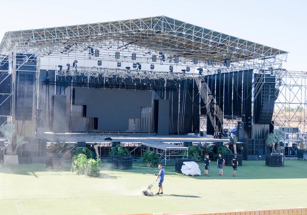 El recinto de Selvatic Fest, transformado para el nuevo concepto tras el cierre de Autocines Málaga.