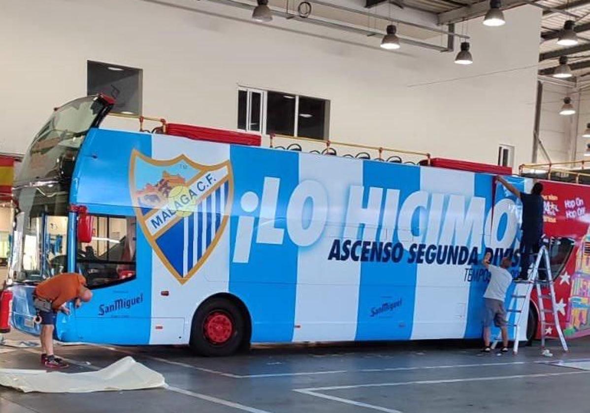 Así celebrará el Málaga el ascenso: programa, recorrido y cortes de tráfico previstos