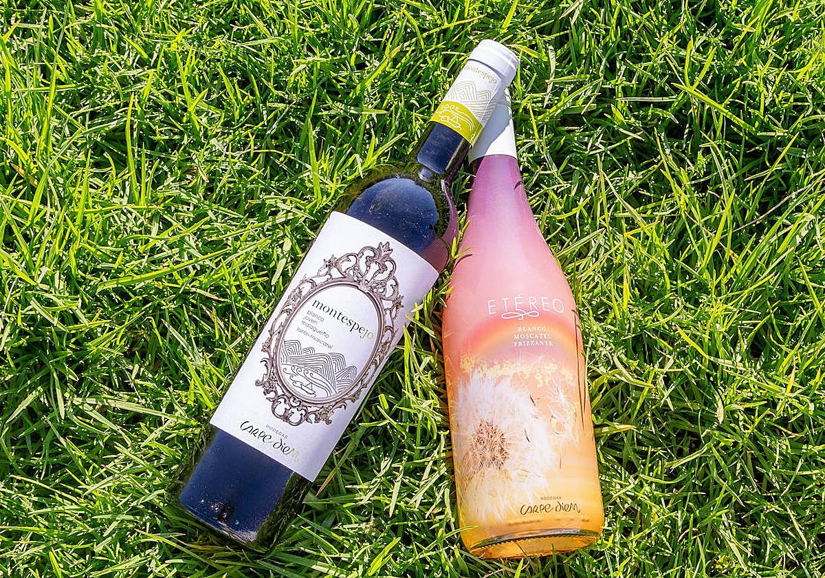 Montespejo Blanco Joven y Etéreo Blanco Frizzante: dos de las propuestas de Bodegas Carpe Diem para este verano.