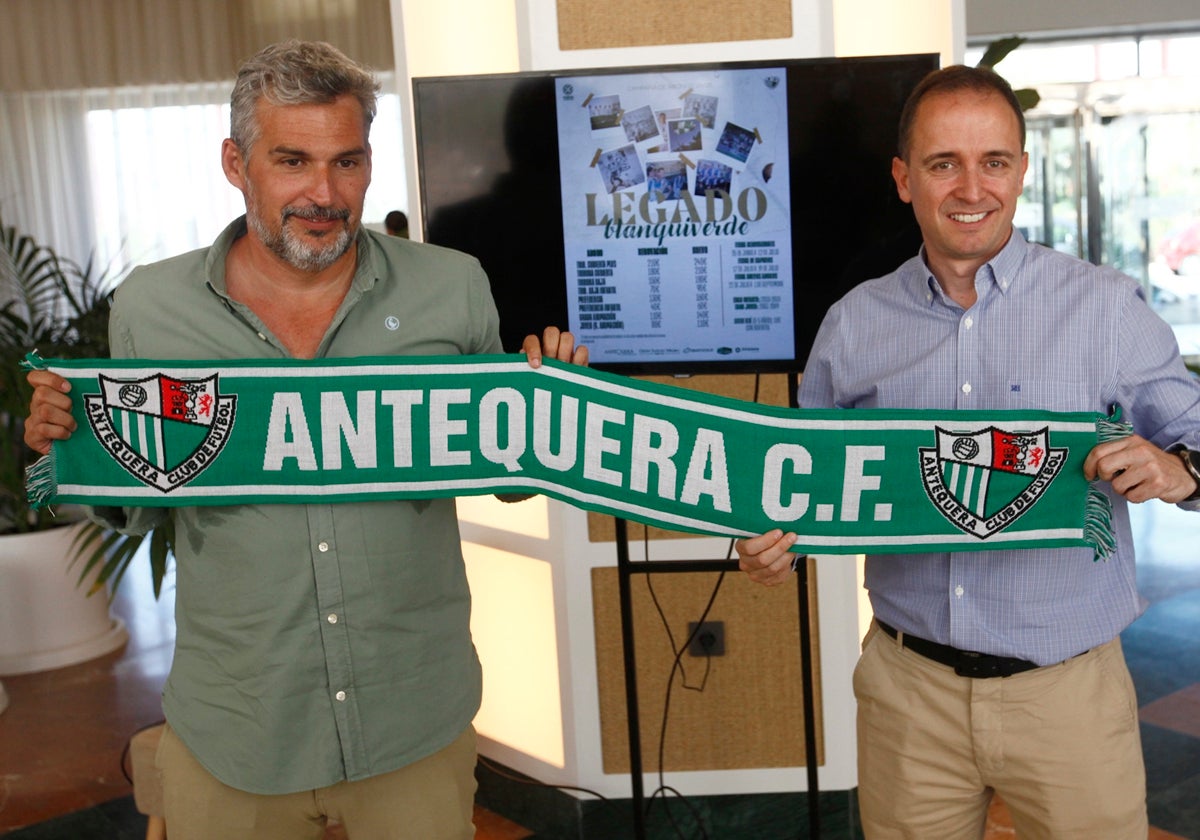 El presidente Ángel González y el director general Álvaro Pérez