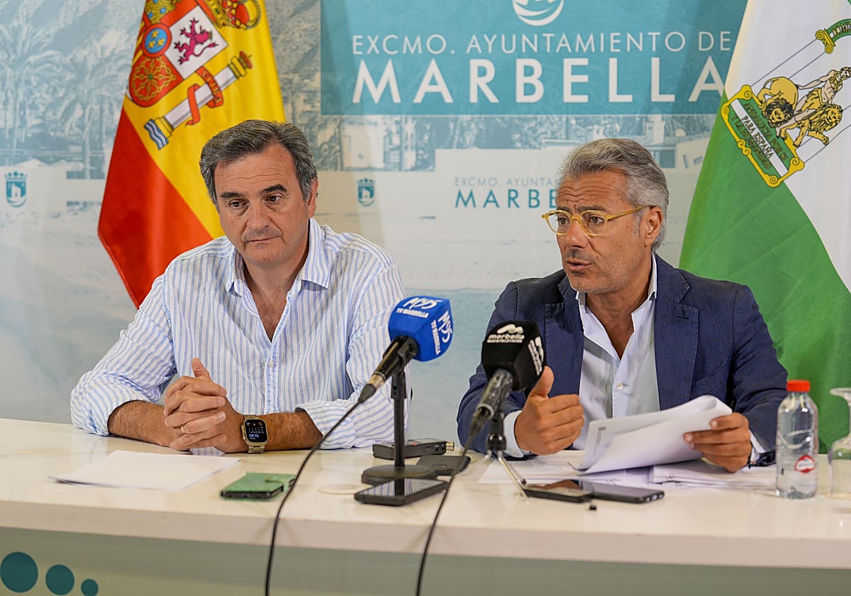 Los ediles Félix Romero y José Eduardo Díaz.