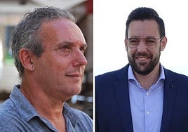 Antonio Ruiz, a la izquierda de la imagen, y Víctor González, a la derecha.