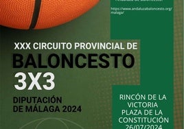 Cartel del torneo que acogerá Rincón de la Victoria.