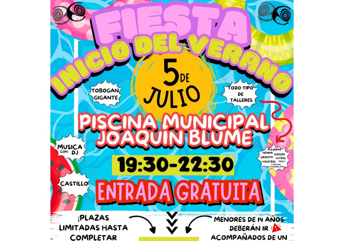 Cartel de la fiesta.