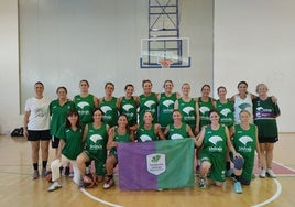 El equipo femenino +50.