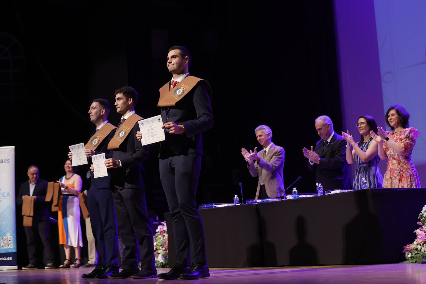 La graduación de la primera promoción de Informática y Matemáticas de la UMA, en imágenes