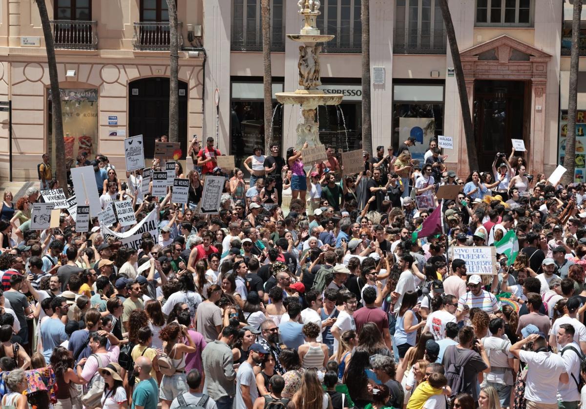 Un momento de la manifestación celebrada el pasado sábado.