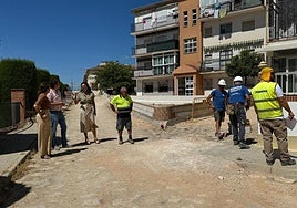Fernández y Muñoz visitaron la zona.