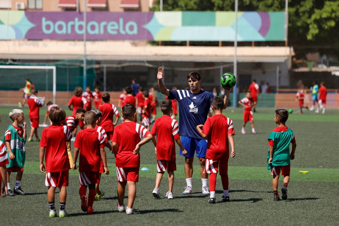 Brahim se vuelca con su campus en Málaga