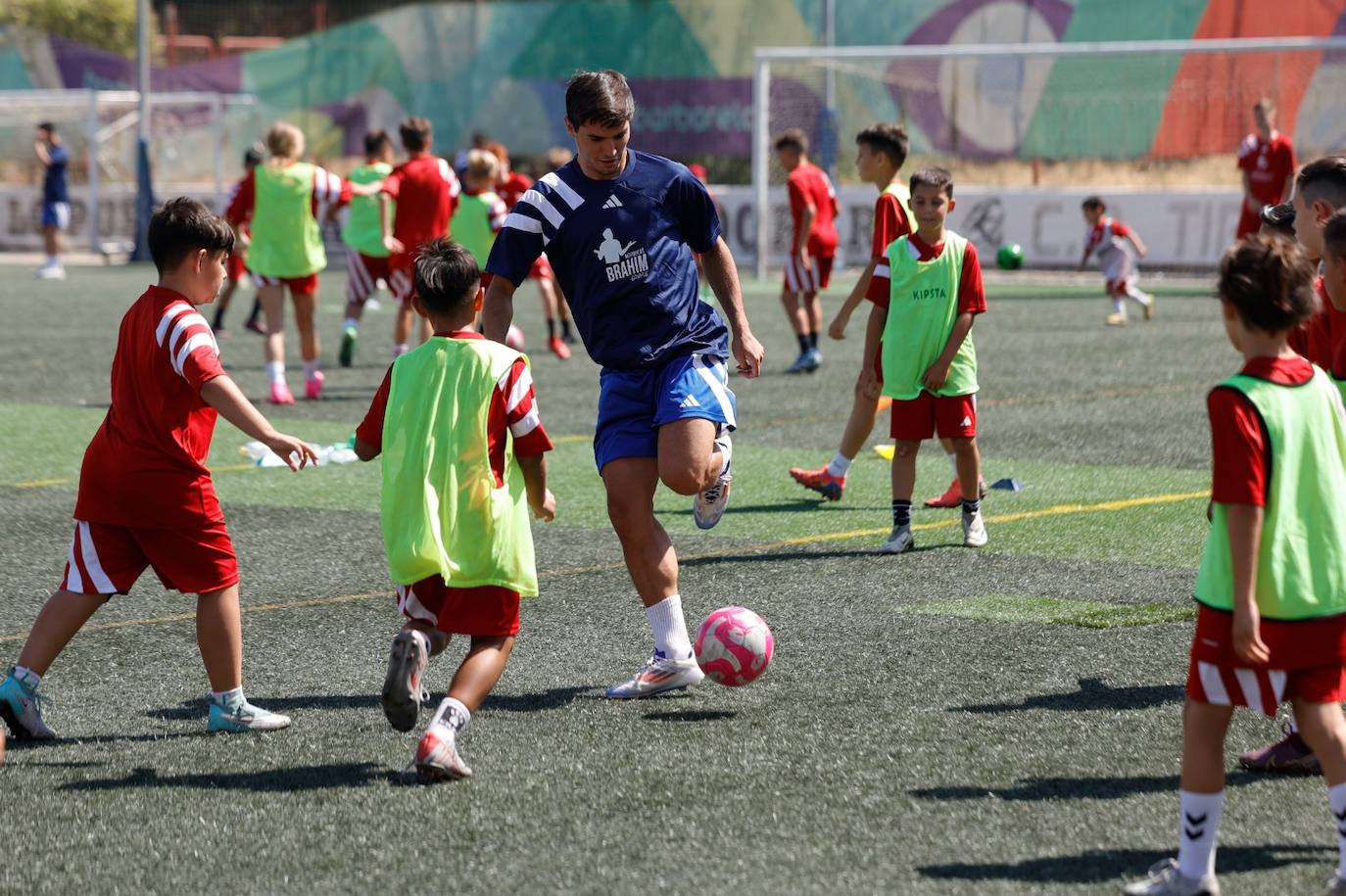 Brahim se vuelca con su campus en Málaga