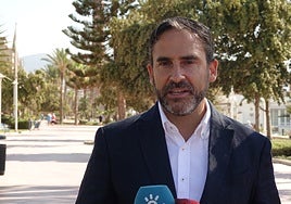 Dani Pérez, esta mañana, en una comparecencia ante la prensa.