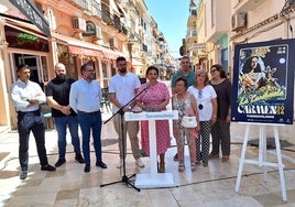 Presentación de la feria, en La Carihuela.