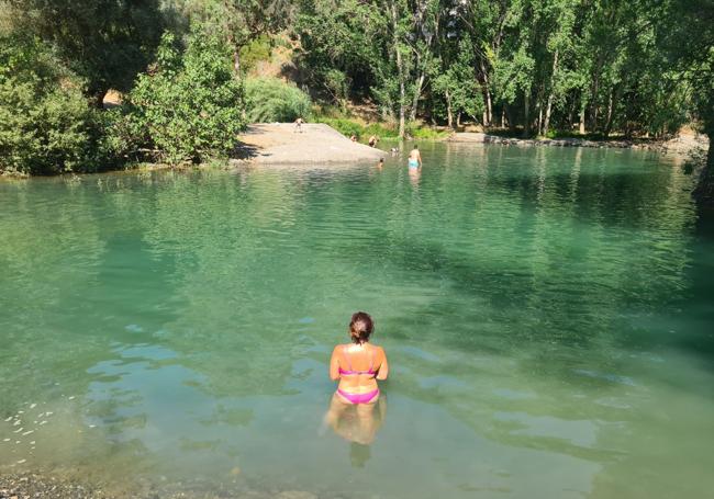 El Charco Picao es junto con El Puente, la poza con más agua.