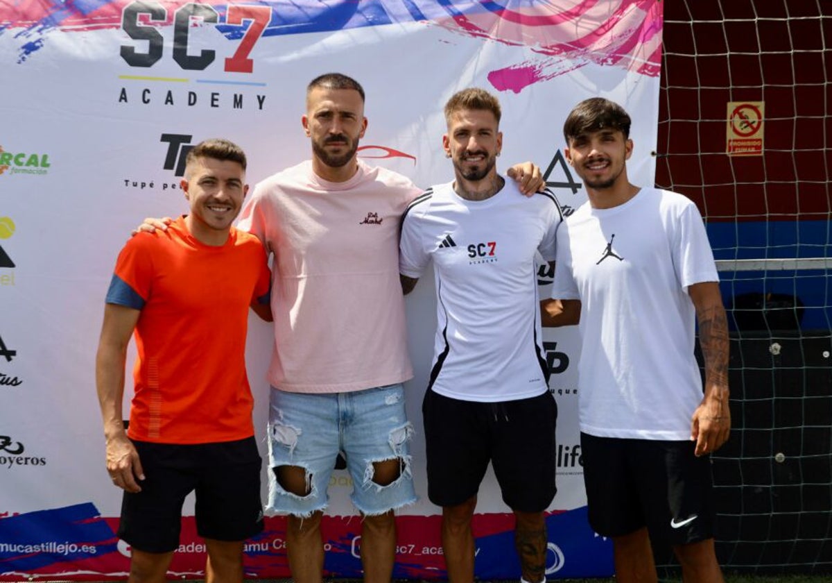 Portillo, Dioni, Samu Castillejo y Kevin.