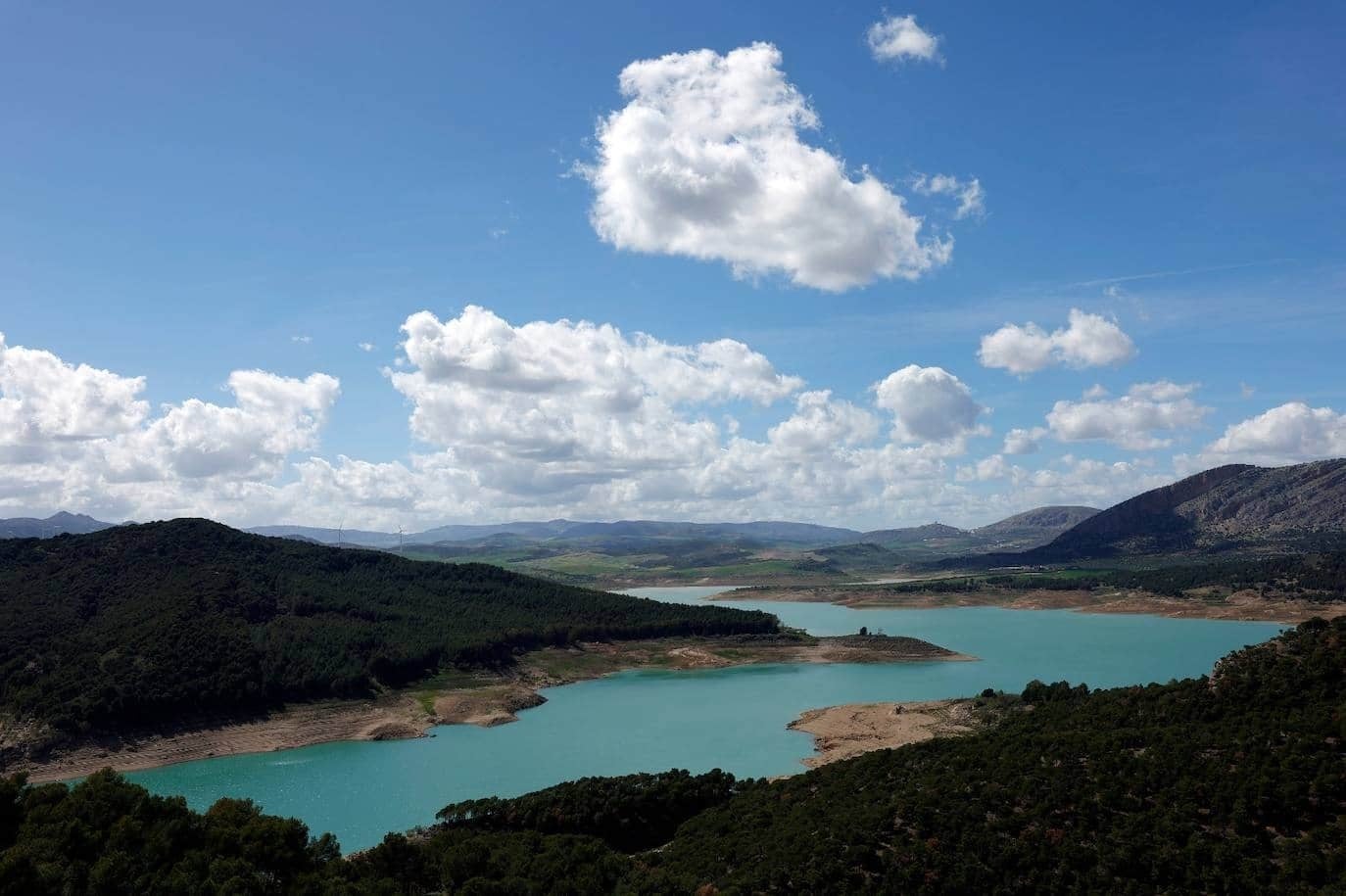 Estado de los embalses de Málaga el miércoles, 10 de julio de 2024