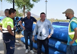 Visita a las obras de los responsables municipales.