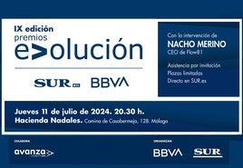 En directo, entrega de los Premios Evolución 2024 a HRider, 42 Málaga Fundación Telefónica, Telma, S.Lab y Biotonomy