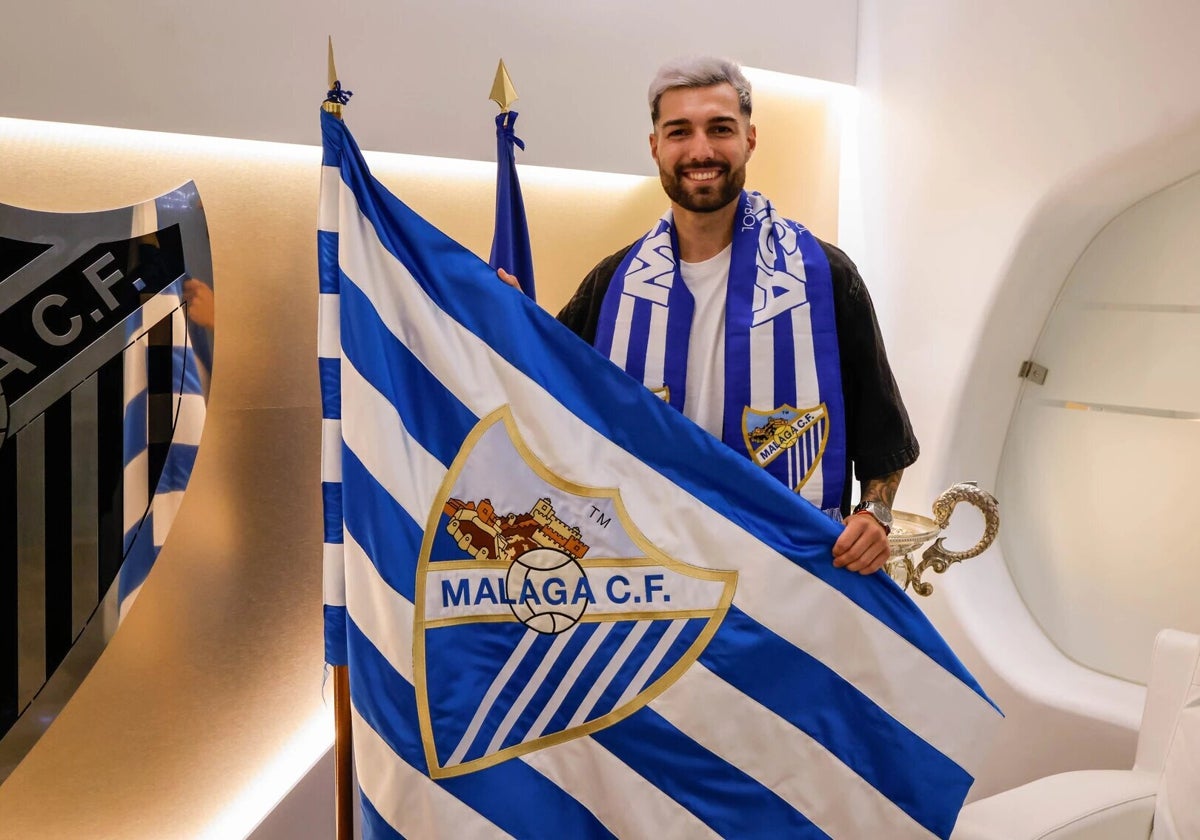 Álex Pastor, primer fichaje del Málaga en este mercado estival.