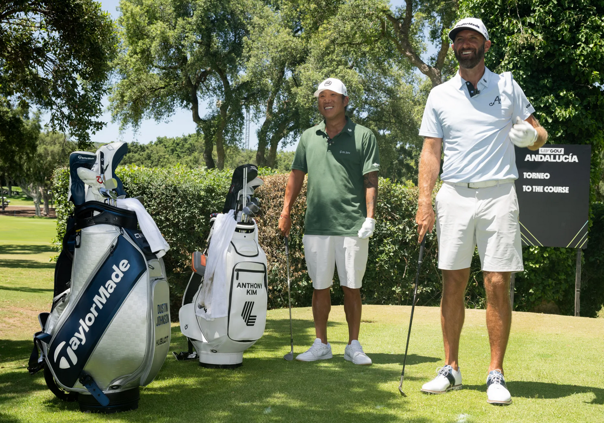 Imagen principal - Los mejores golfistas del mundo ya están en Valderrama para dar inicio al LIV Golf Andalucía