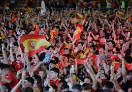 Vídeo | Así vivió la afición malagueña la final de la Eurocopa