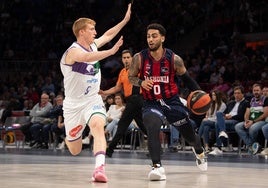 Alberto Díaz y Markus Howard, en un Baskonia-Unicaja de la pasada temporada.