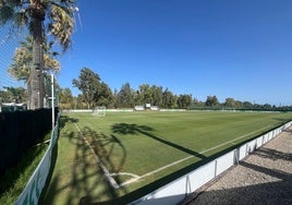 Imagen del campo de fútbol de la Dama de Noche.