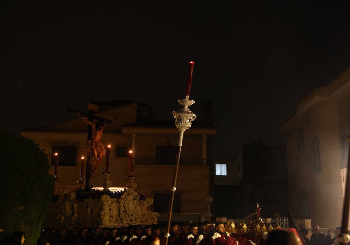 El Crucificado del Puerto de la Torre, el pasado Viernes de Dolores.