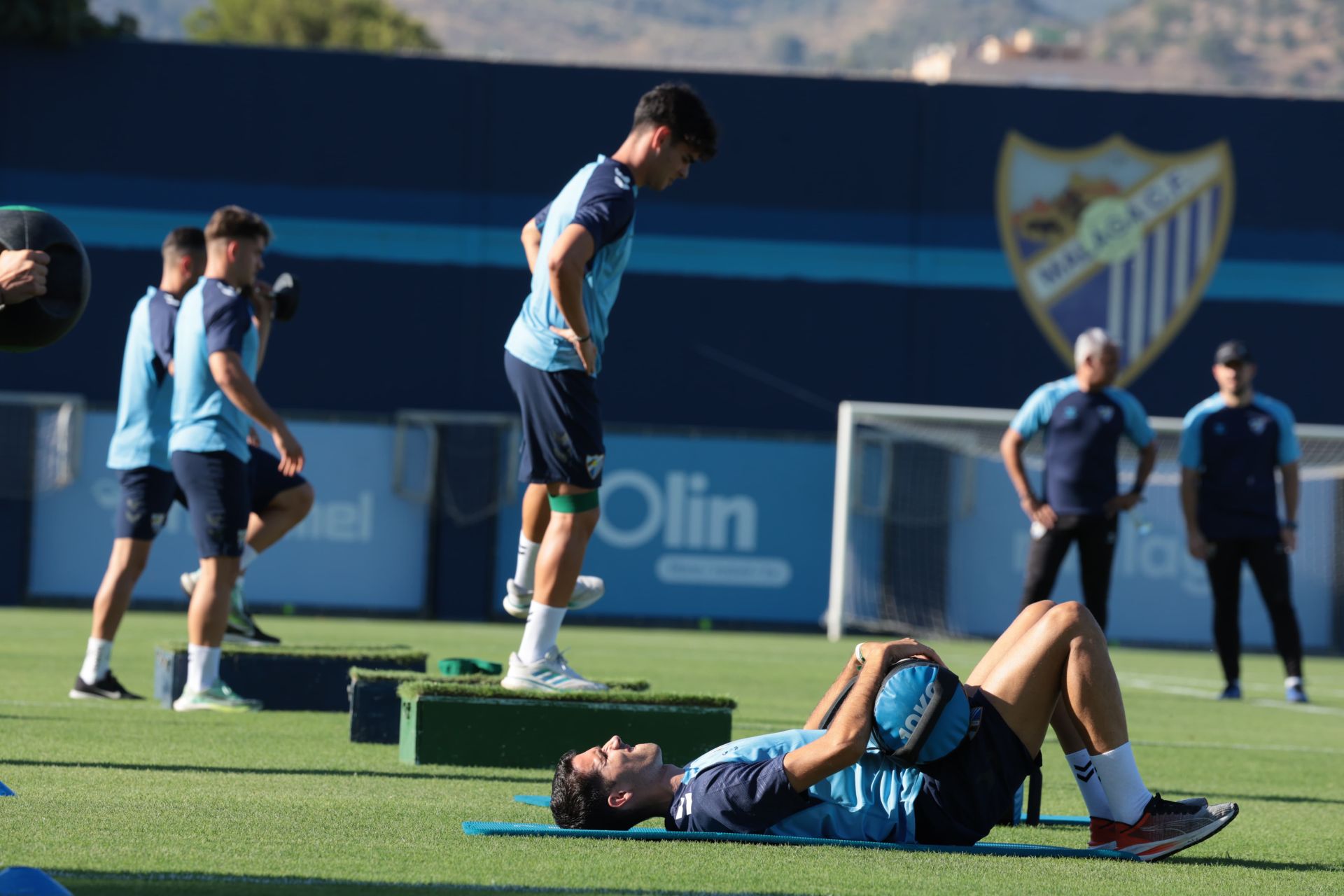 La vuelta al trabajo del Málaga, en imágenes