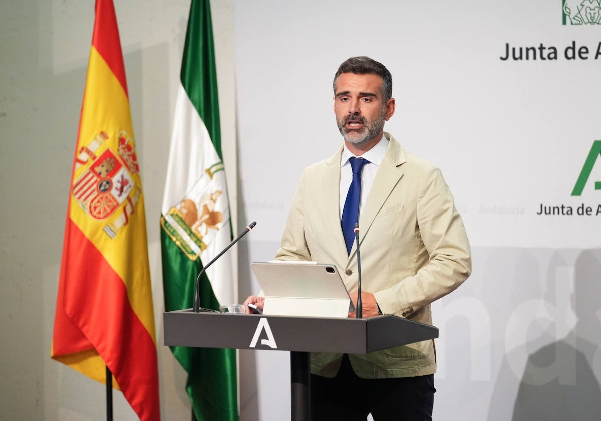 Ramón Fernández-Pacheco, portavoz del Gobierno andaluz.