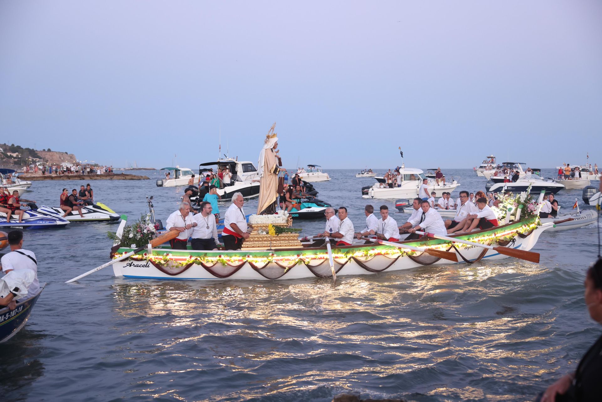 Procesión marítima por El Palo