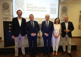 Manolo Castillo, Francisco de la Torre, Antonio Sanz, Antonio González y Patricia Navarro.