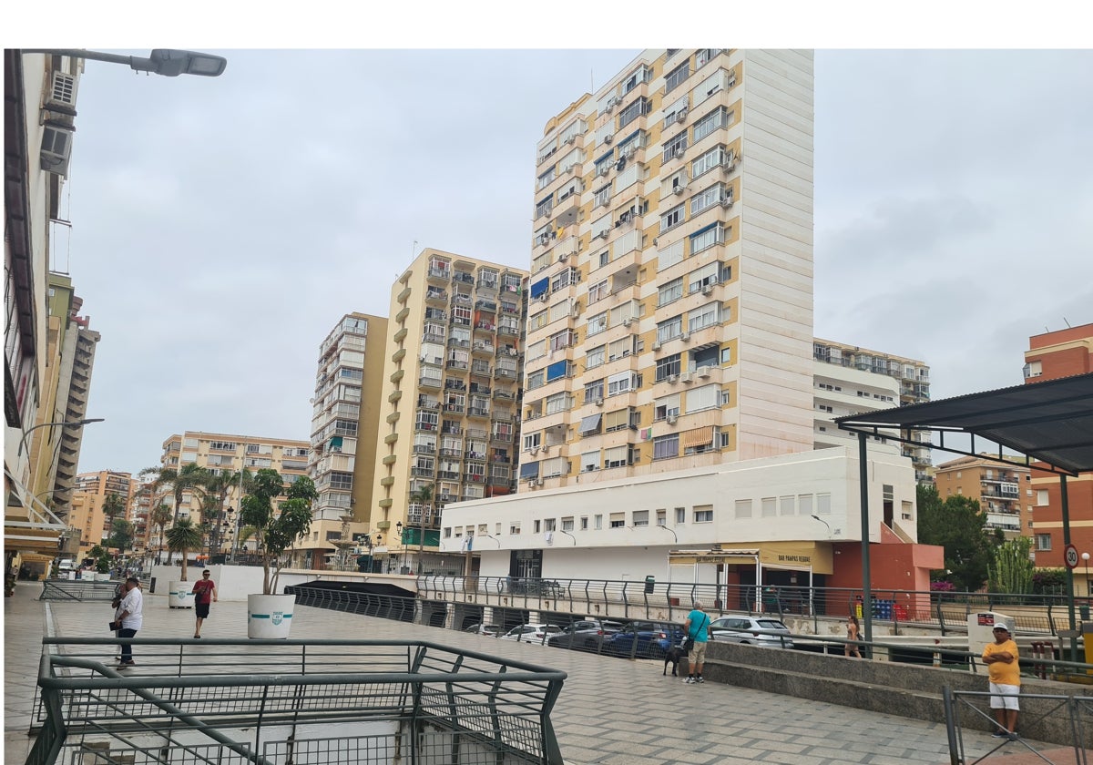 La plaza Adolfo Suárez de Torremolinos.