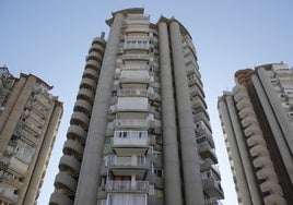 Bloques de viviendas en Torremolinos, en Los Manantiales.