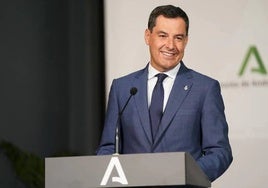 Juanma Moreno, presidente de la Junta de Andalucía.