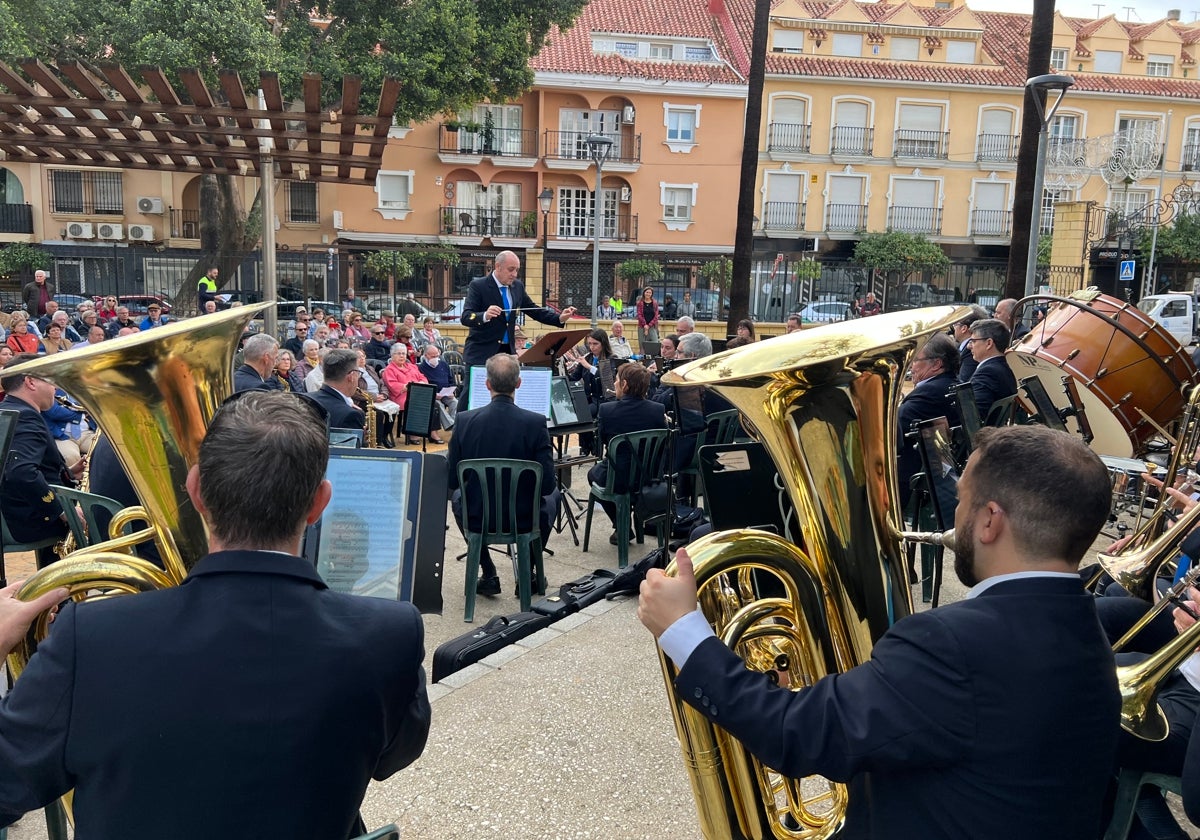 Concierto de la Banda Municipal de Música, en una imagen de archivo.