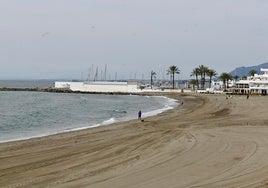 La playa de la Venus en Marbella.
