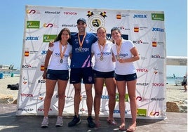 Málaga vuelve a triunfar en el Nacional de Beach Sprint