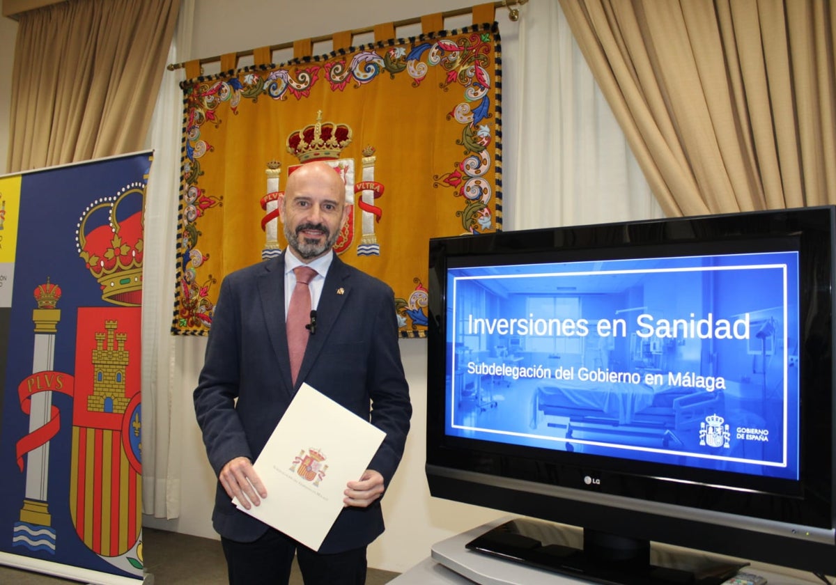 El subdelegado del Gobierno central en Málaga, Javier Salas.